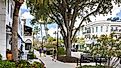 The beautiful downtown area of Naples, Florida