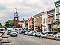 A view looking down Front Street in Georgetown, South Carolina. Image credit: Andrew F. Kazmierski via Shutterstock.com