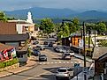 View of Lake Placid, New York.