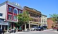 Main Street in village of Saranac Lake in Adirondack Mountains, New York, USA. Editorial credit: Wangkun Jia / Shutterstock.com