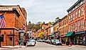 The Main Street in historic Galena, Illinois. Nejdet Duzen / Shutterstock.com.