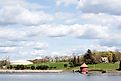 A view of the water at the Southington reservoir on the New Britain Southington town line in Connecticut