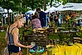 Shopping at the Lititz Outdoor Fine Art Show