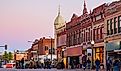 Downtown Guthrie, Oklahoma. Image credit Kit Leong via Shutterstock.com