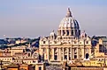 St. Peters Basilica, in Vatican City, is said to be the largest church in the world. 