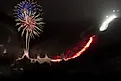 Fireworks over Stowe Mountain Resort, Stowe, Vermont, USA.  Via Shutterstock / Don Landwehrle.