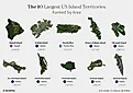infographic showing the 10 largest US islands