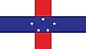 Flag of the former Netherlands Antilles.