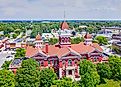 The Lake County Courthouse, in Crown Point, Indiana.