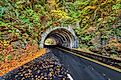 The landmark Smoky Mountains tunnel, located between Townsend, Tennessee, and Cades Cove.