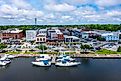 The marina in Washington, North Carolina.