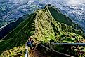 Stairway to Heaven, Haiku Stairs, Hawaii, Oahu, USA