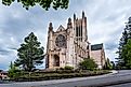 Gothic Cathedral of St. John the Evangelist in Spokane, Washington. Editorial credit: Victoria Ditkovsky / Shutterstock.com