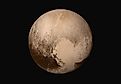 Image of Pluto taken by the New Horizons spacecraft. Image credit: NASA