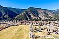 Overlooking Genoa, Nevada, in the Carson Valley.