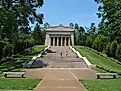 The Abraham Lincoln Birthplace National Historical Park in Hodgenville, Kentucky. Image credit: Twin Oaks / Shutterstock.com.