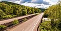 State Route 6 in Pennsylvania. Editorial credit: woodsnorthphoto / Shutterstock.com.