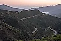 Hwy 33 in the California Mountains near Ojai. Credit: Joseph Paguio / Shutterstock