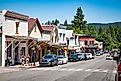 Beautiful Broad Street in Nevada City, California. Editorial credit: Chris Allan / Shutterstock.com.