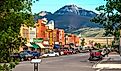 The historic center of Livingston, Montana. Image credit Nick Fox via Shutterstock. 