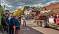 People enjoy the Annual Applefest in Bayfield, Wisconsin. Editorial credit: Jacob Boomsma / Shutterstock.com