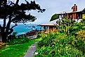 California Coast in Mendocino, California.