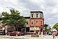 Downtown Woodstock, Vermont. Image credit hw22 via Shutterstock