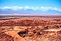 Valle de la Luna (Moon Valley) close to San Pedro de Atacama, Chile.