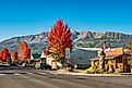 Street with the chamber of commerce and stores in downtown Joseph, Oregon. Image credit benedek via iStock.com