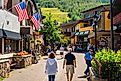 Vail, Colorado: Ski resort village in summer time, via Alex Cimbal / Shutterstock.com
