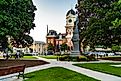 The beautiful courthouse square in Covington, Georgia. Image credit: Georges_Creations / Shutterstock.com.