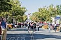 Car show on the streets of Rio Vista, California. Editorial credit: Photo_Time / Shutterstock.com