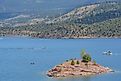 The Reservoir at Flaming Gorge National Recreation Area in Ashley National Forest, Utah