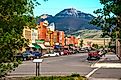 The historic center of Livingston, Montana. Image credit Nick Fox via Shutterstock.
