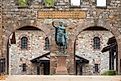 Entrance gate to the "Saalburg," a restored Roman fort in Germany. Image credit: Frank Wagner / Shutterstock.com.