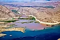 Colorado River Joins Lake Mead