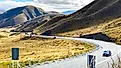 Lindis Pass in New Zealand. Editorial credit: slyellow / Shutterstock.com
