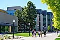 Utah State University campus in Logan, Cache County, Utah. Editorial credit: EQRoy / Shutterstock.com