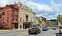 Main Street in downtown Bangor, Maine. Image by Wangkun Jia via Shutterstock.