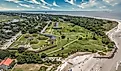 Fort Moultrie on Sullivan's Island, South Carolina.