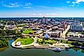  Aerial View of Downtown Montgomery Alabama. Image credit Kevin Ruck via Shutterstock