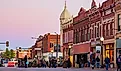 Downtown Guthrie, Oklahoma. Image credit Kit Leong via Shutterstock.com