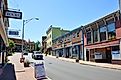 Main Street in village of Saranac Lake in Adirondack Mountains, New York,. Editorial credit: Wangkun Jia / Shutterstock.com