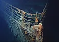 The bow of Titanic. Courtesy of NOAA/Institute for Exploration/University of Rhode Island (NOAA/IFE/UR