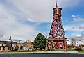 View of the Chilton Centennial Tower in Elko, Nevada. Editorial credit: E Fehrenbacher / Shutterstock.com