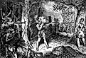 Samuel de Champlain Battles the Iroquois, 1609