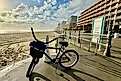 Virginia Beach sign and bike. Image credit: Bryan Dearsley