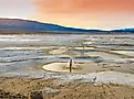 Dust Control System on The Flooded Salt Flats of Owens Lake