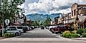 Mainstreet in Whitefish still has a smalltown feel to it. The town attracts many tourists in summer and winter. Editorial credit: Beeldtype / Shutterstock.com