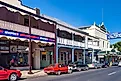 Beautiful facade of buildings in downtown Bellingen, New South Wales, Australia. Image credit: James Davis Photography / Shutterstock.com.